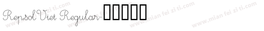 RepsolViet Regular字体转换